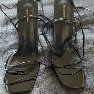 Block strappy sandals